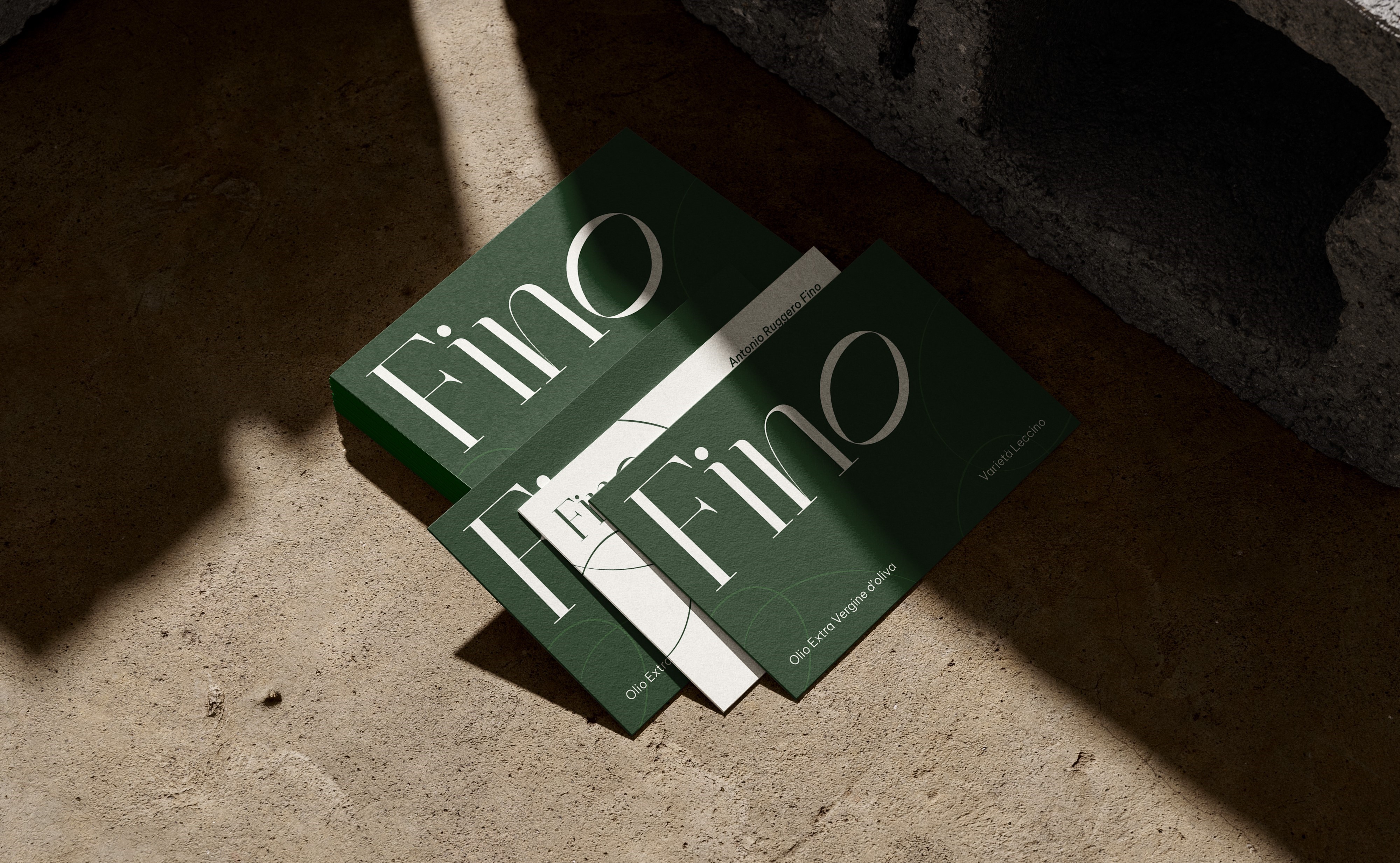 Fino business card front&back